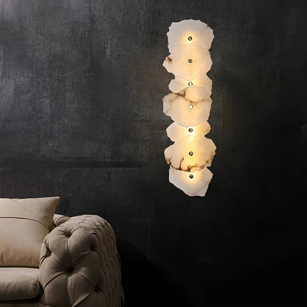 Antizer Modern Luxury Artistic Spanish Alabaster Wall Lamp