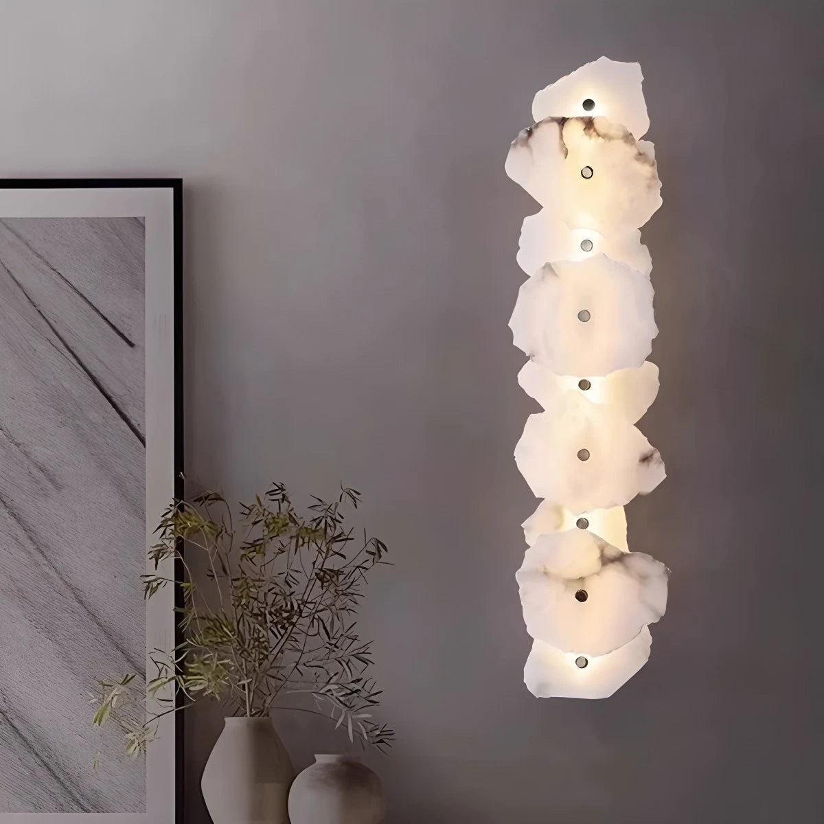 Antizer Modern Luxury Artistic Spanish Alabaster Wall Lamp