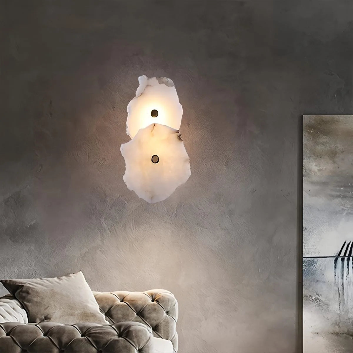 Antizer Modern Luxury Artistic Spanish Alabaster Wall Lamp