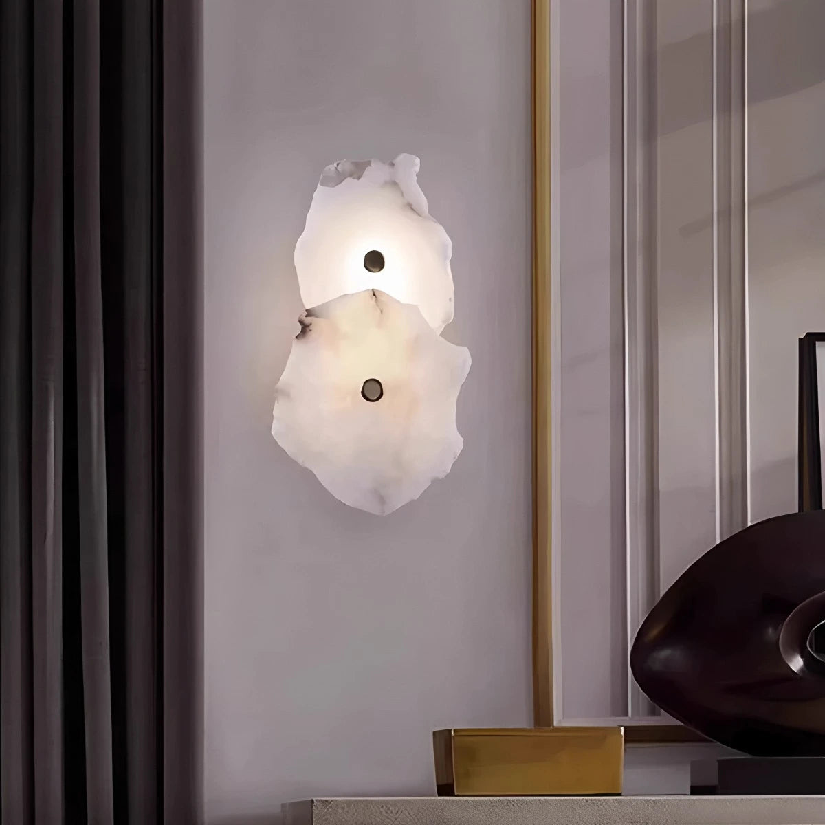 Antizer Modern Luxury Artistic Spanish Alabaster Wall Lamp