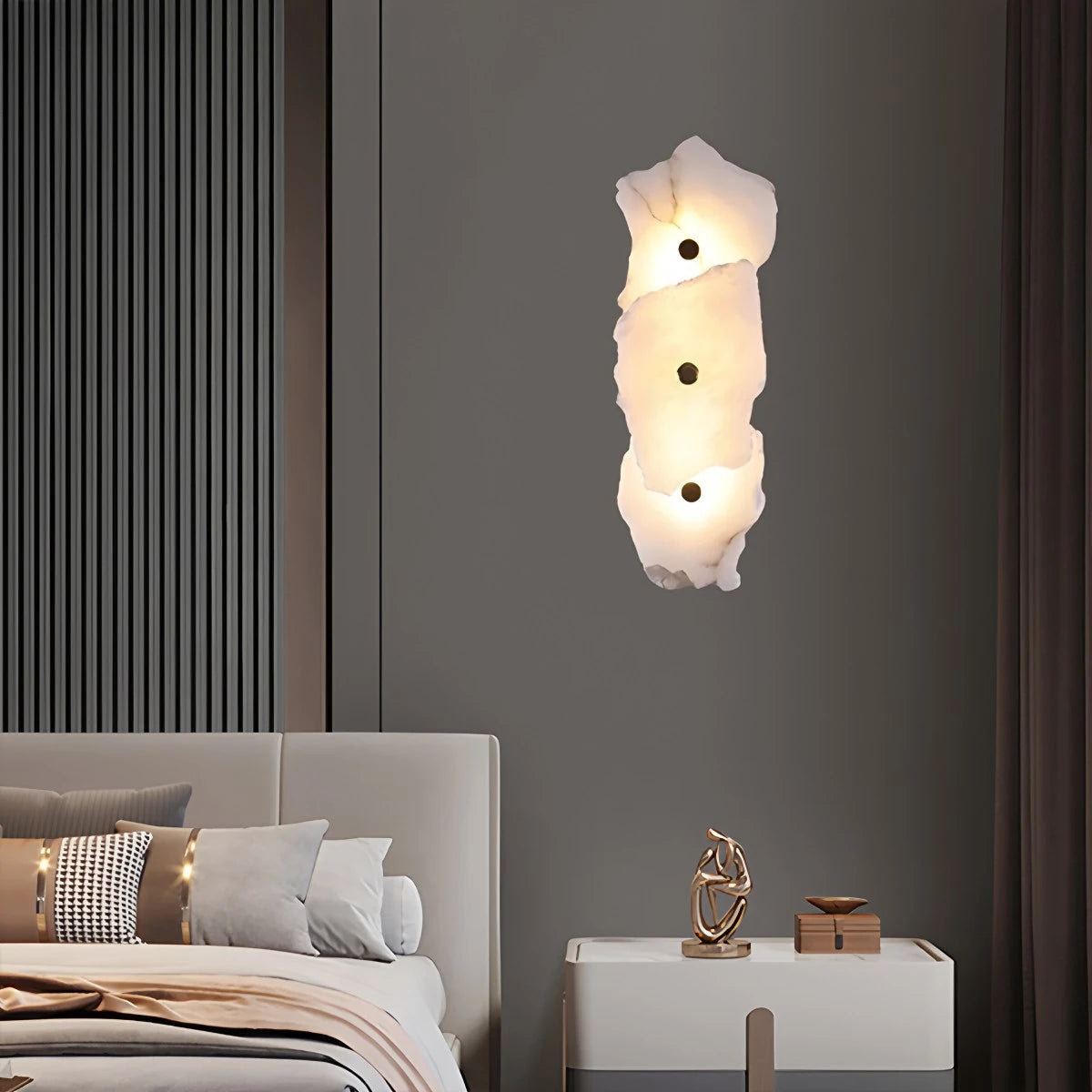 Antizer Modern Luxury Artistic Spanish Alabaster Wall Lamp