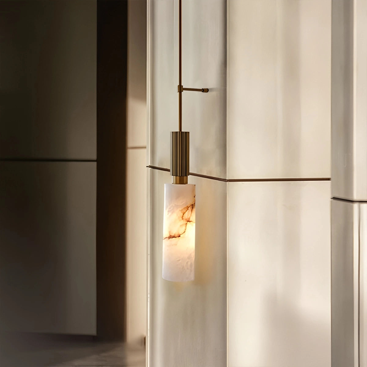 Antizer Light luxury Spanish Alabaster Long Strip Wall Lamp