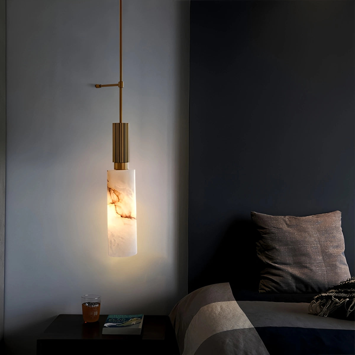 Antizer Light luxury Spanish Alabaster Long Strip Wall Lamp