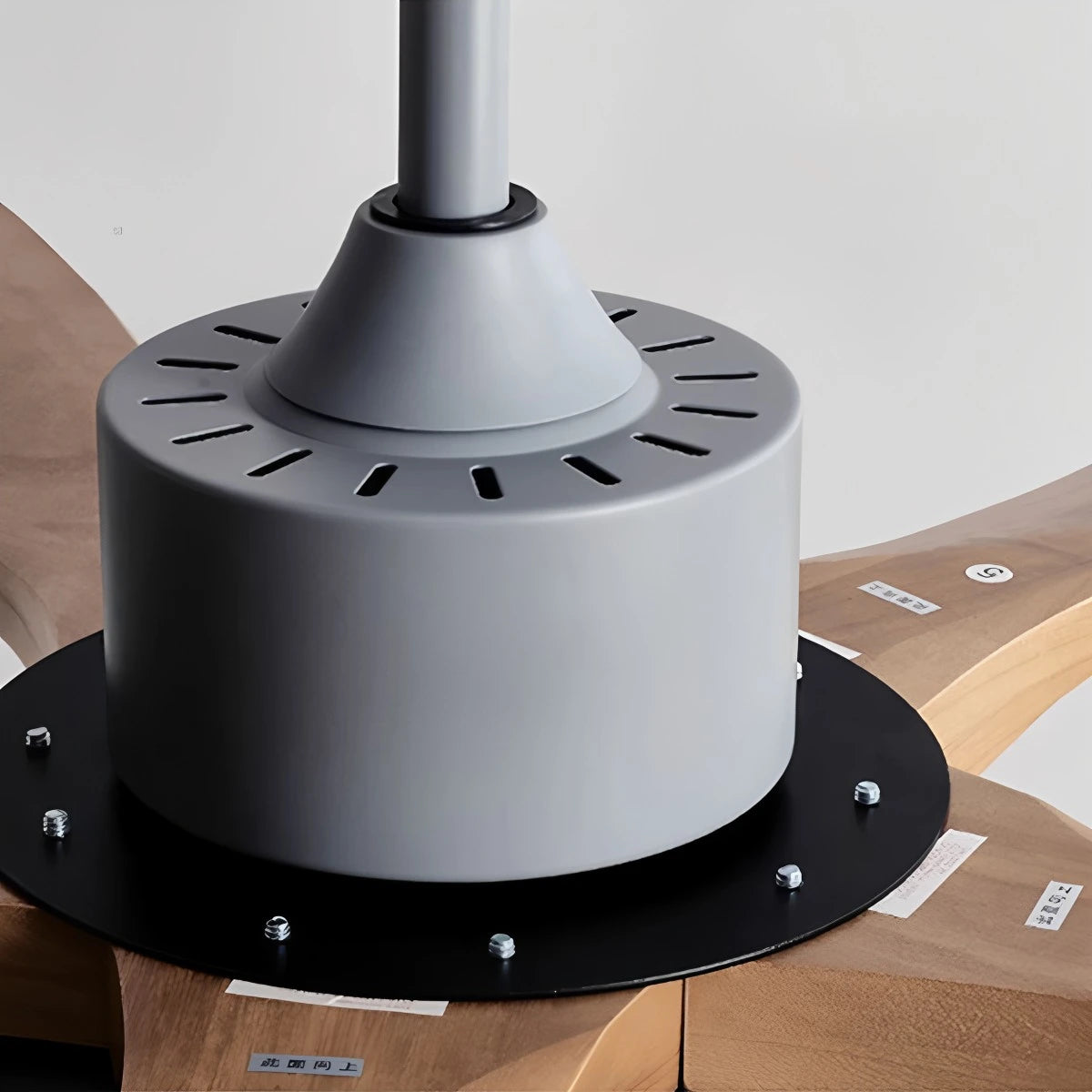 Antizer Living Room Minimalist Ceiling Fan with Light