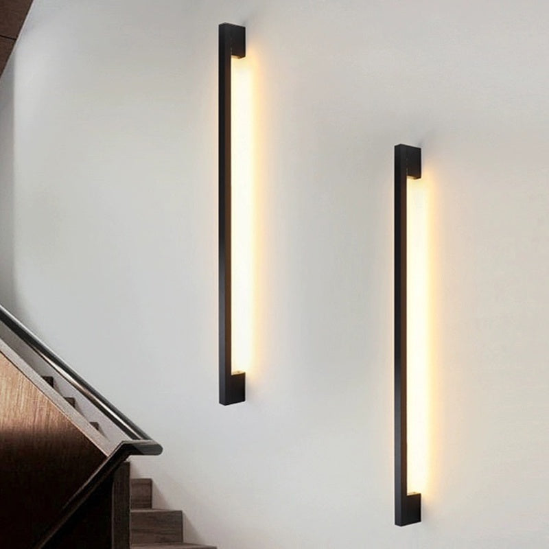 Long Linear Stairwell Wall Sconce