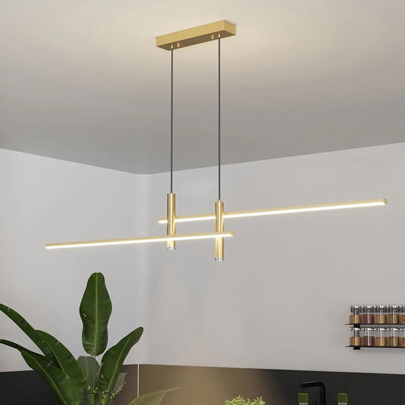 Modern Minimalist Linear LED Pendant Light