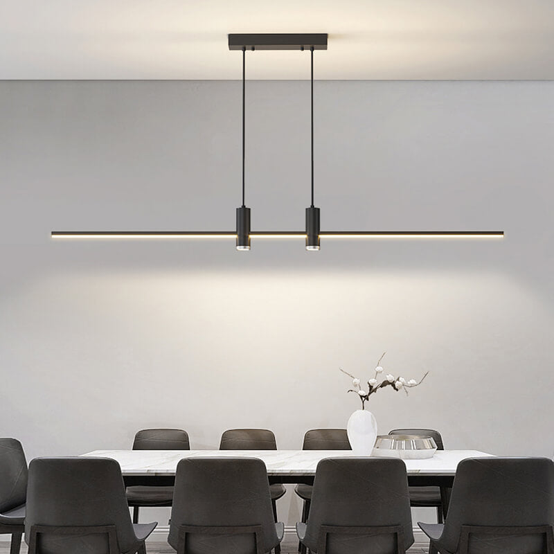 Modern Minimalist Linear LED Pendant Light