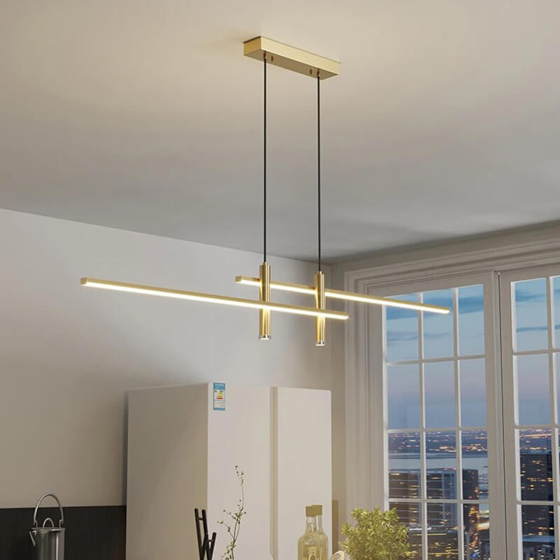 Modern Minimalist Linear LED Pendant Light