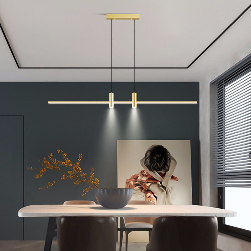 Modern Minimalist Linear LED Pendant Light