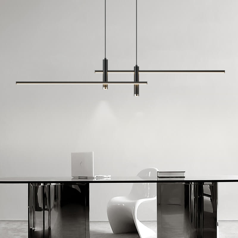 Modern Minimalist Linear LED Pendant Light