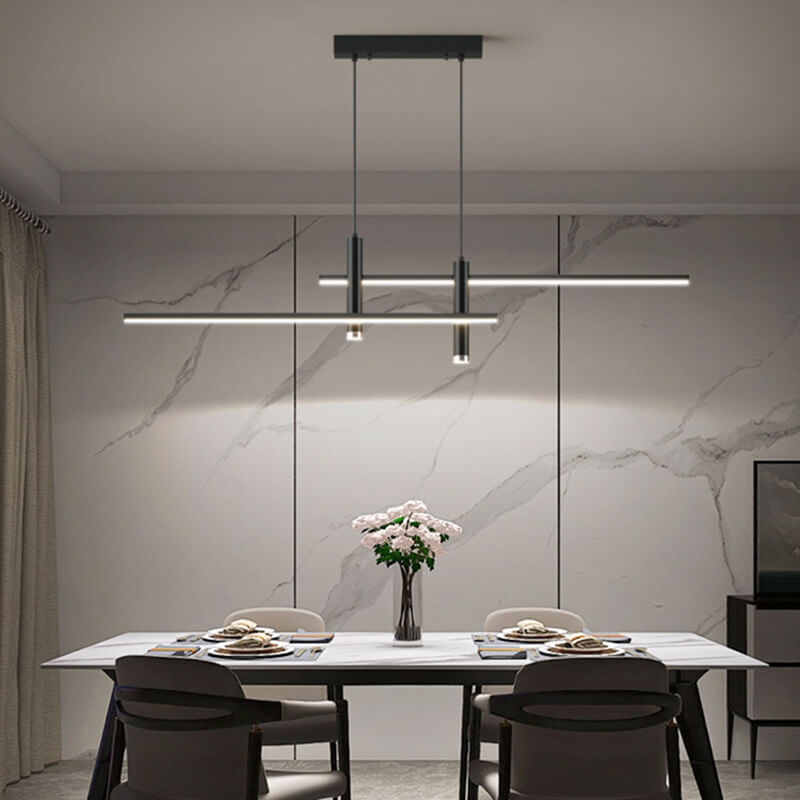 Modern Minimalist Linear LED Pendant Light