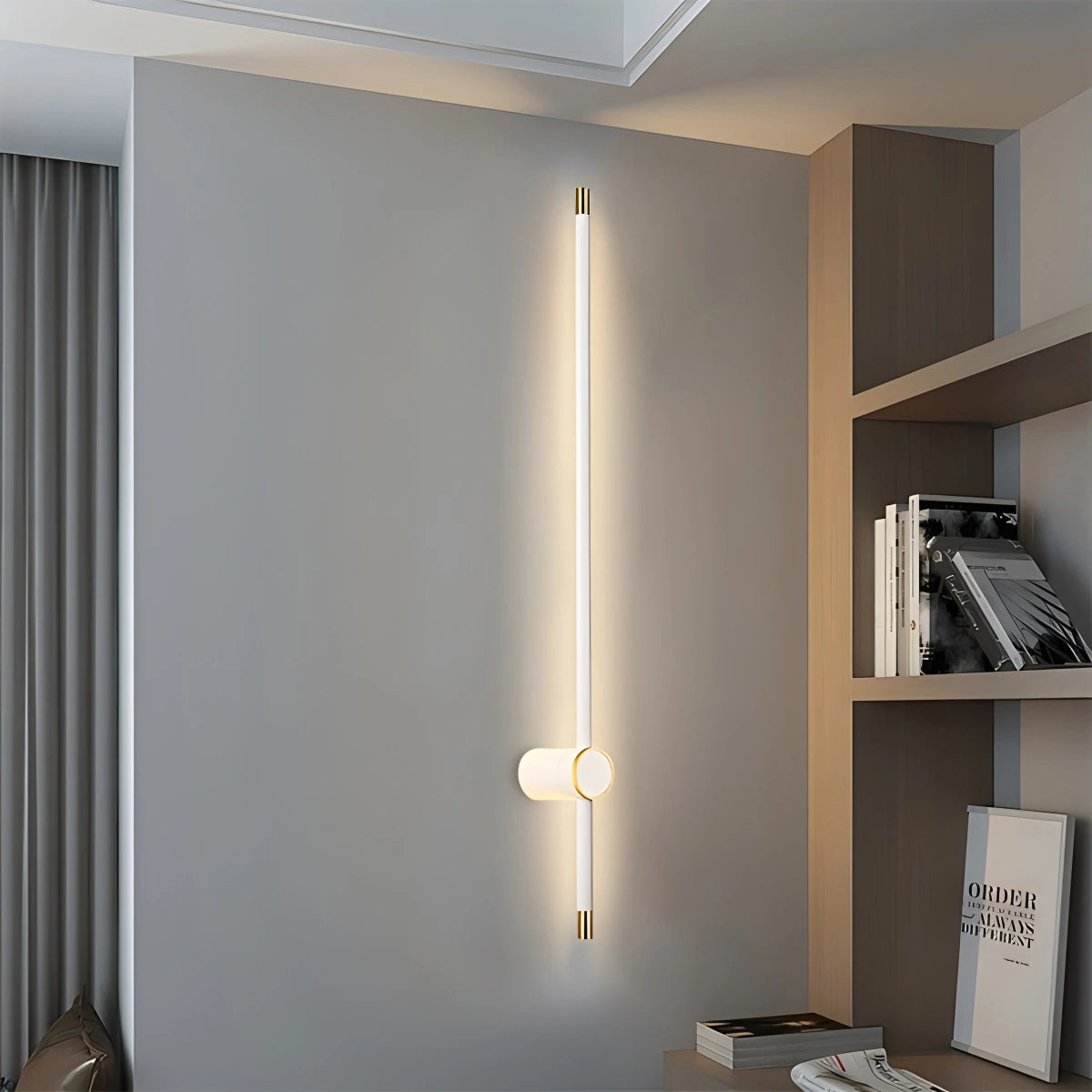 Antizer Long Roman Column Wall Lamp for Bedroom