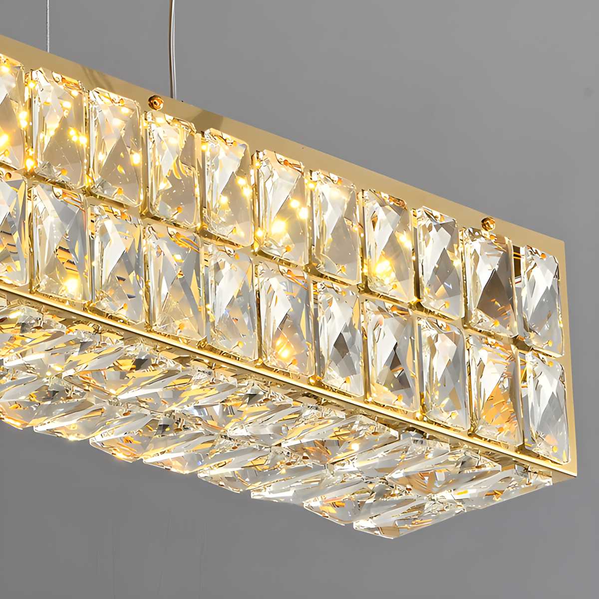 Crace Cuboid Crystal Chandelier