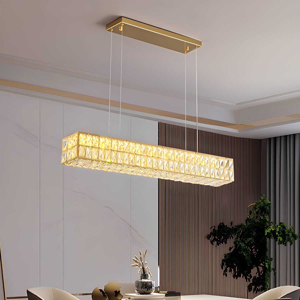 Antizer Crace Cuboid Crystal Chandelier