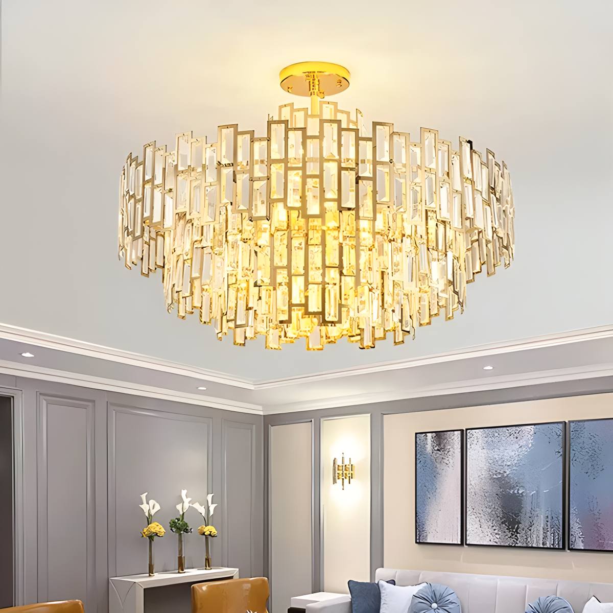 Lucienne Crystal Chandelier