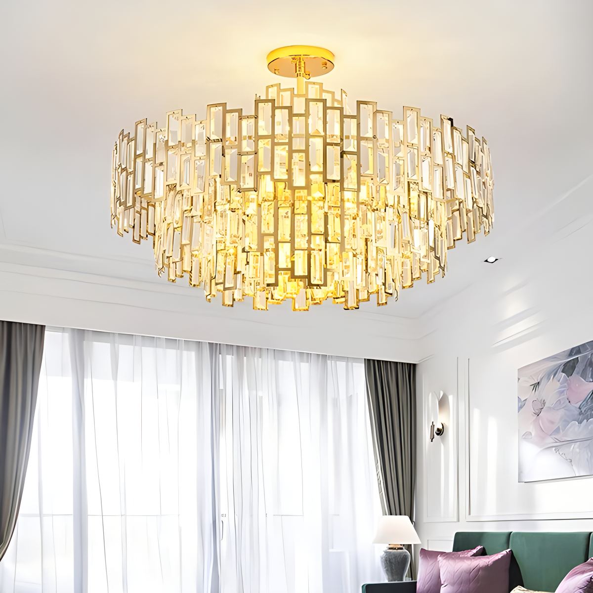 Lucienne Crystal Chandelier