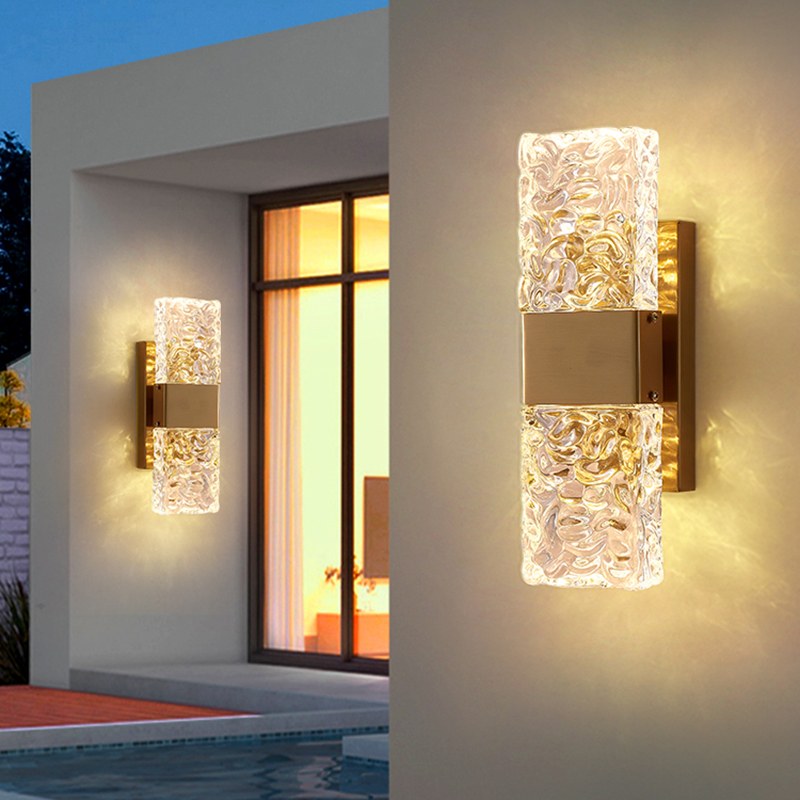 Crystal Glass Luxury Wall Sconce