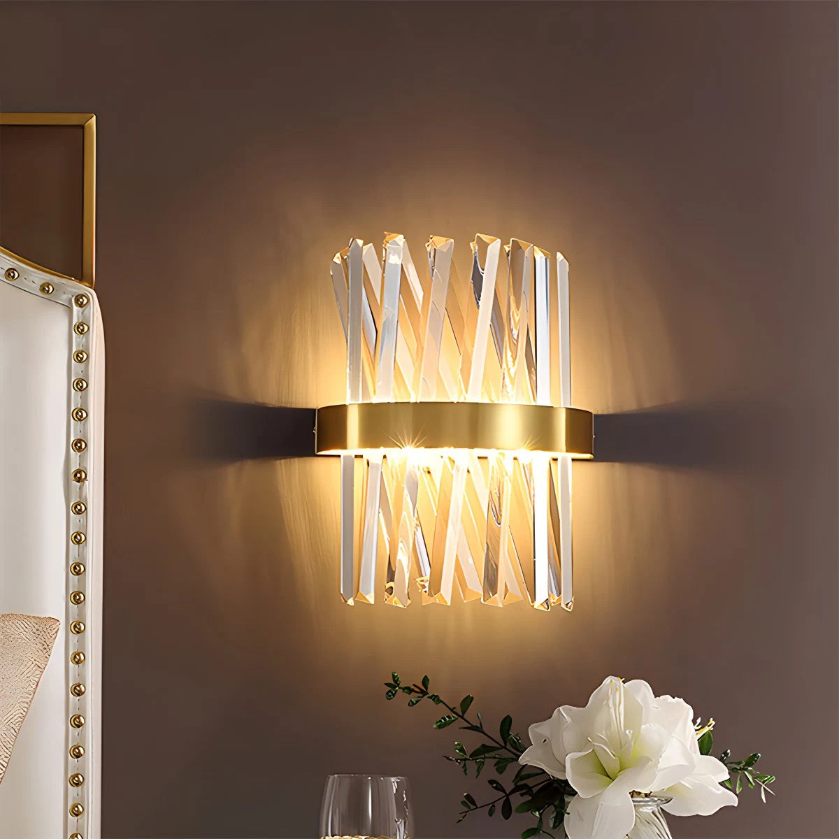 Crystal Glass Luxury Wall Sconce