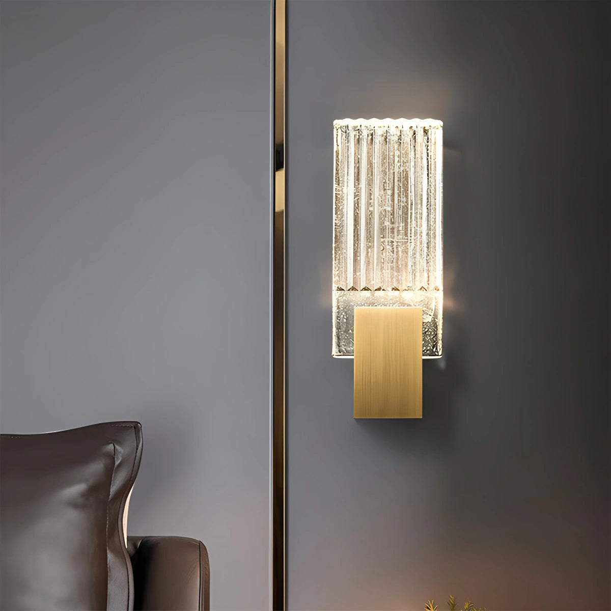 Crystal Glass Luxury Wall Sconce