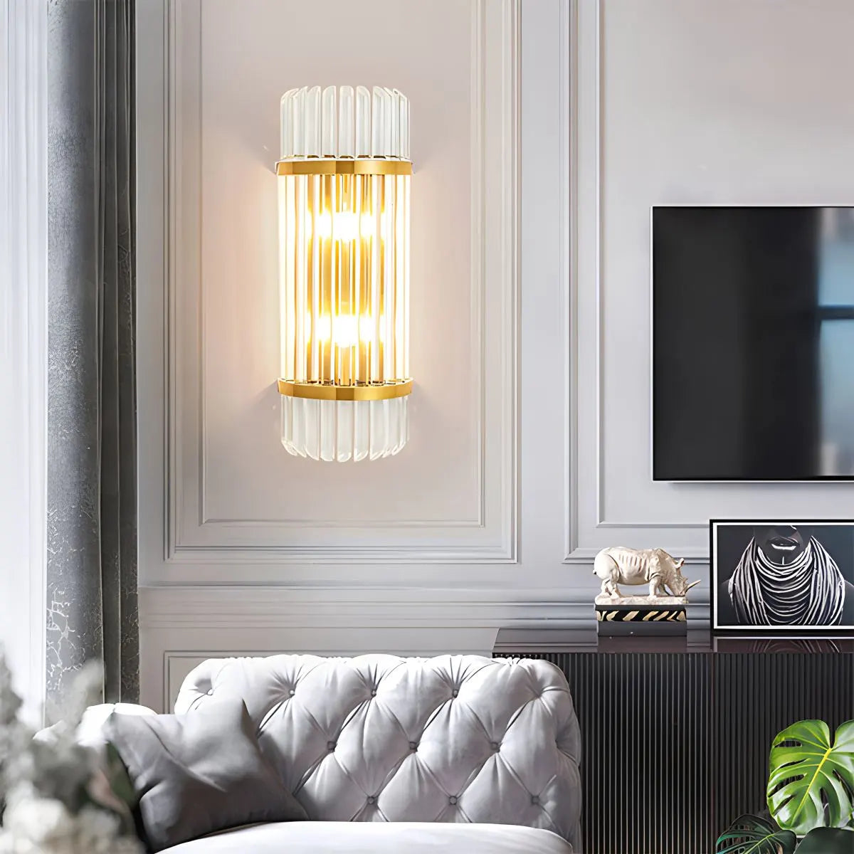 Crystal Glass Luxury Wall Sconce