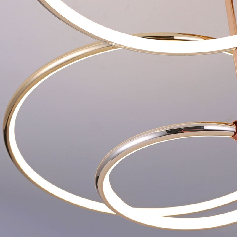 Metal Circular Chandelier