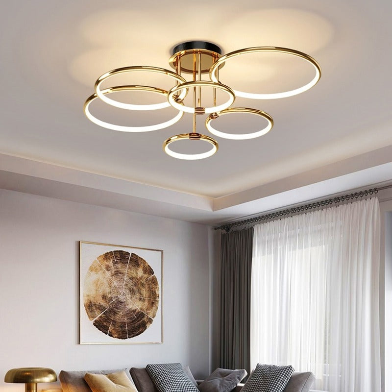 Metal Circular Chandelier