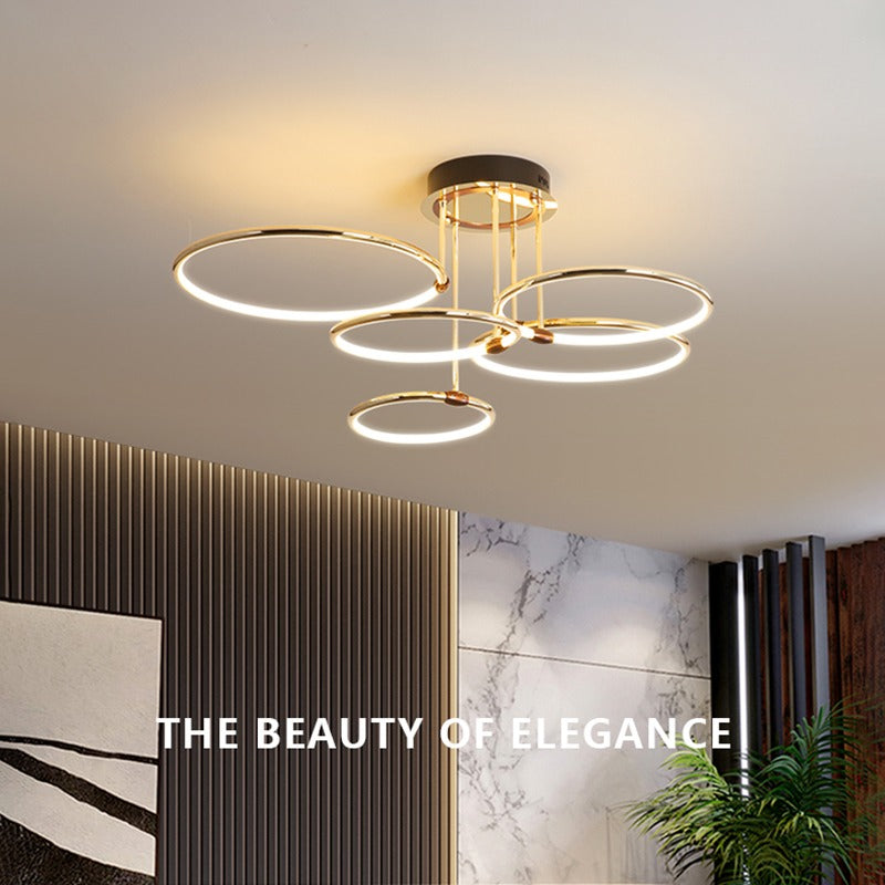 Metal Circular Chandelier