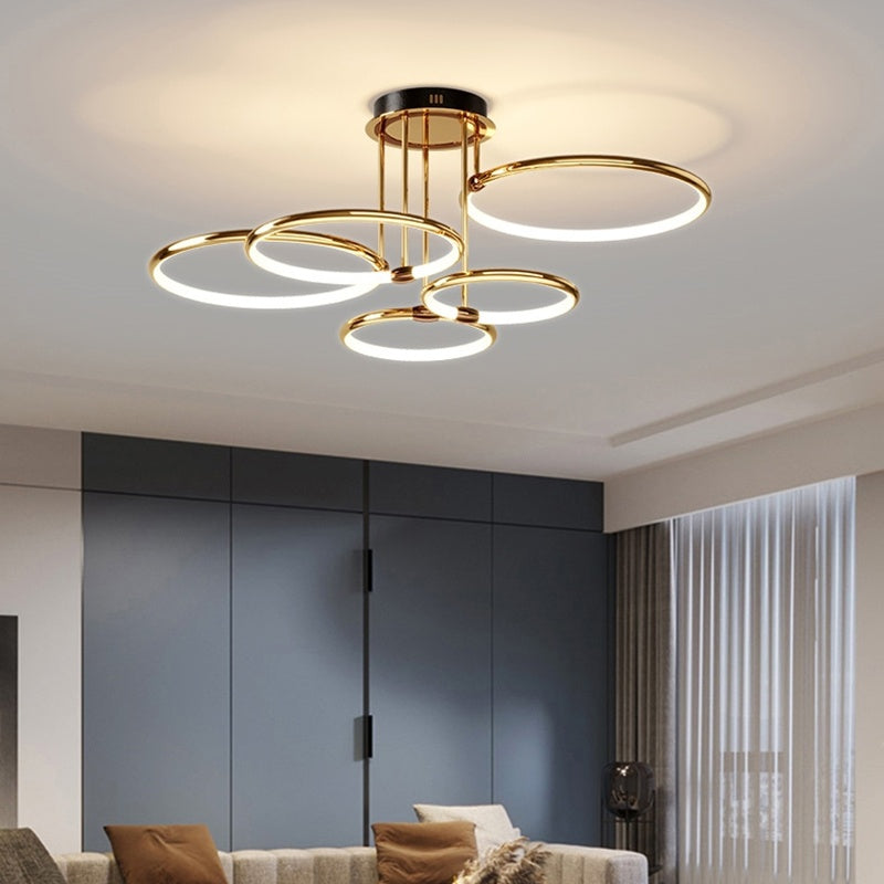 Metal Circular Chandelier