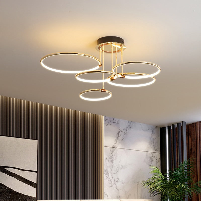 Metal Circular Chandelier