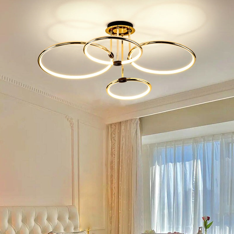 Metal Circular Chandelier