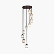 Antizer Kristy Modern Minimalist Glass Chandelier