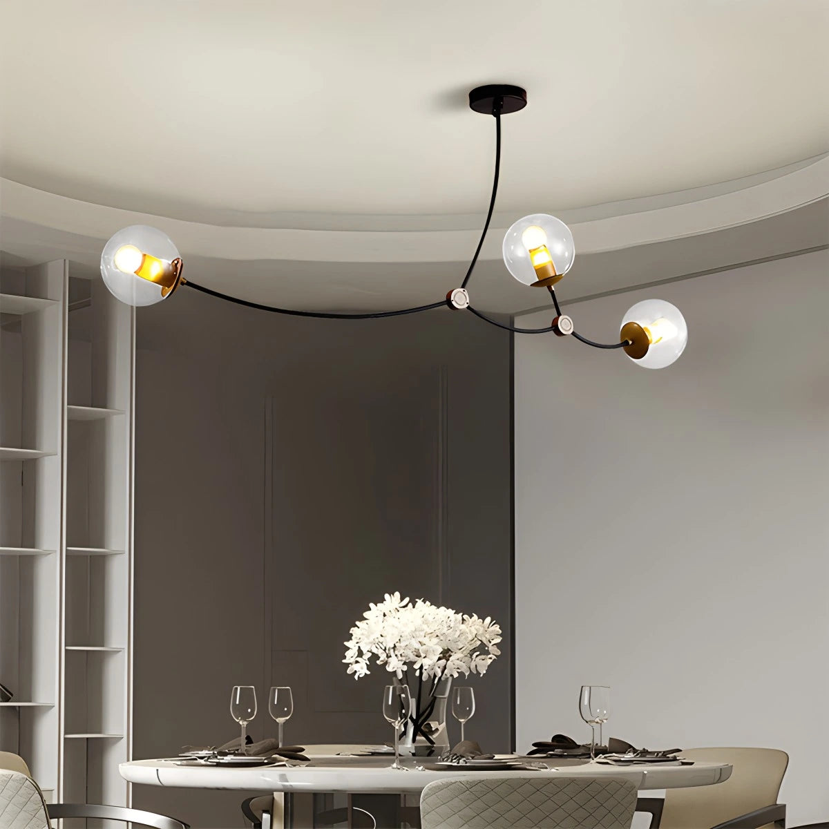 Antizer Minimalist Metal Chandelier