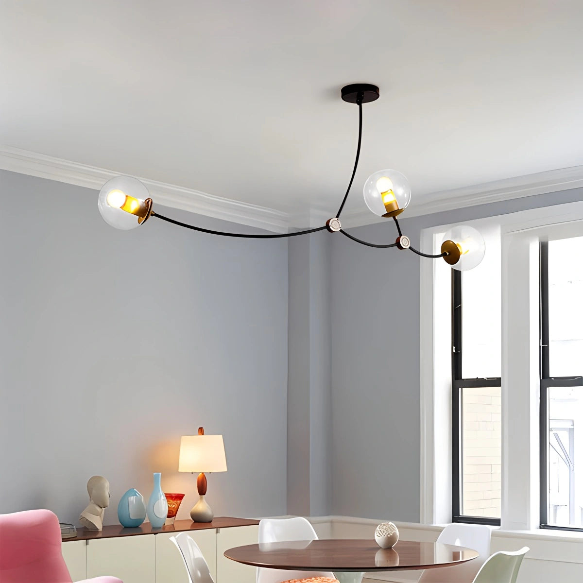 Antizer Minimalist Metal Chandelier