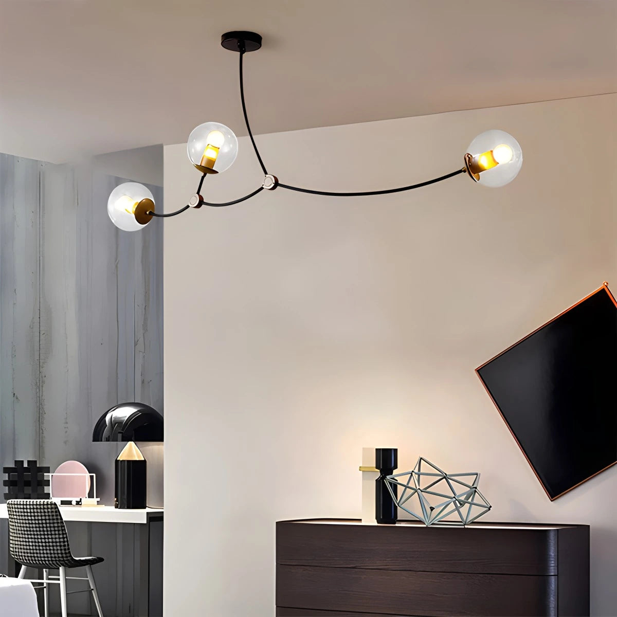 Antizer Minimalist Metal Chandelier