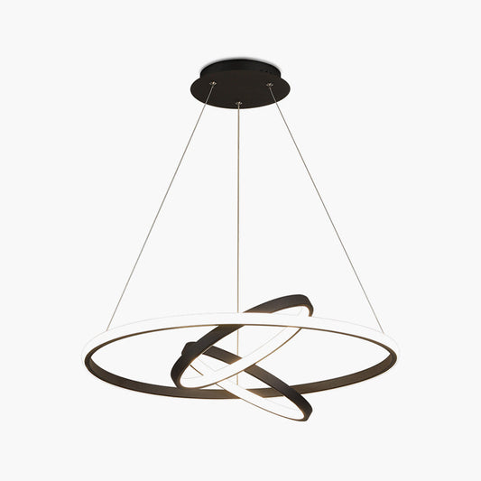 Antizer Minimalist Circular Chandelier Modern Lighting Fixture