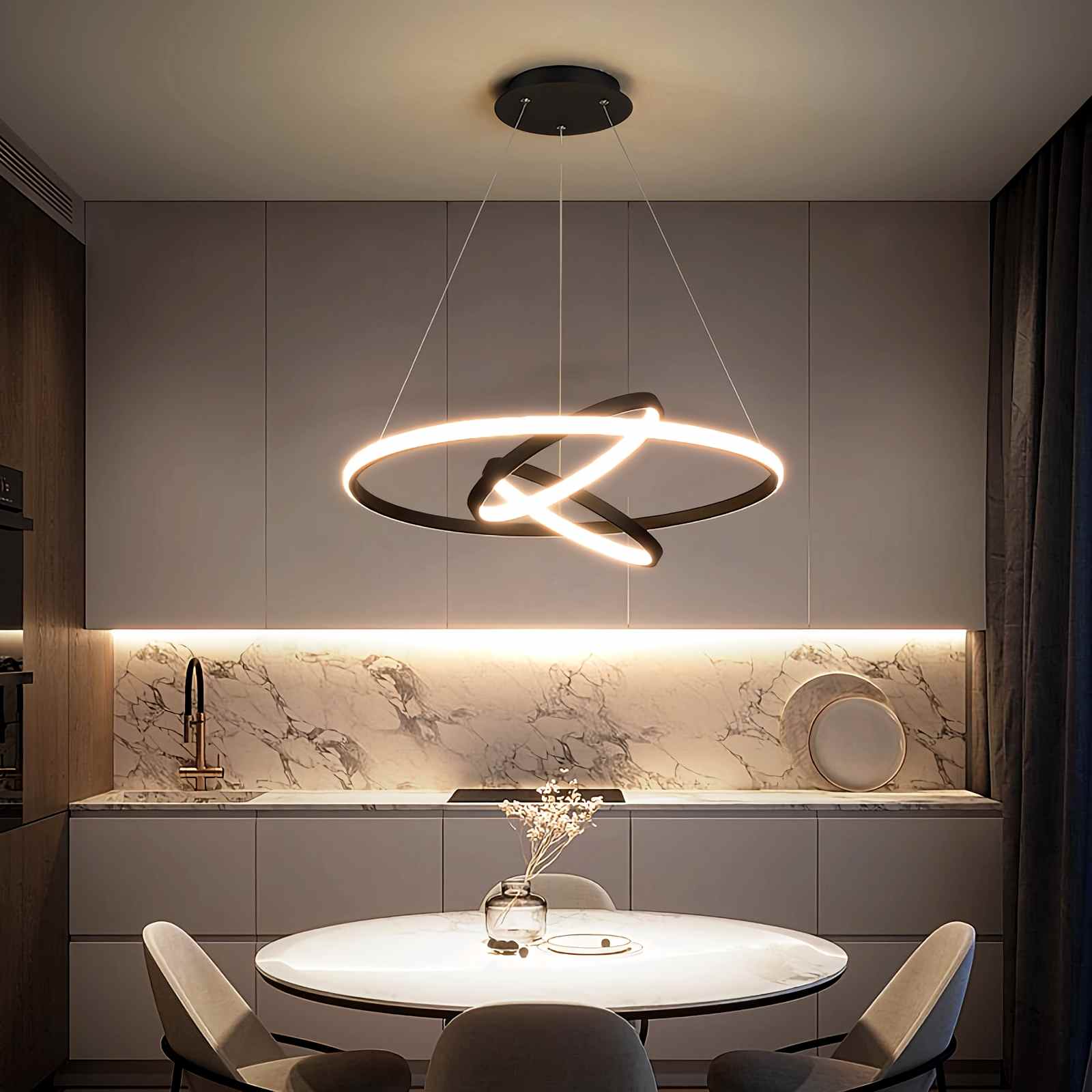 Minimalist Circular Chandelier