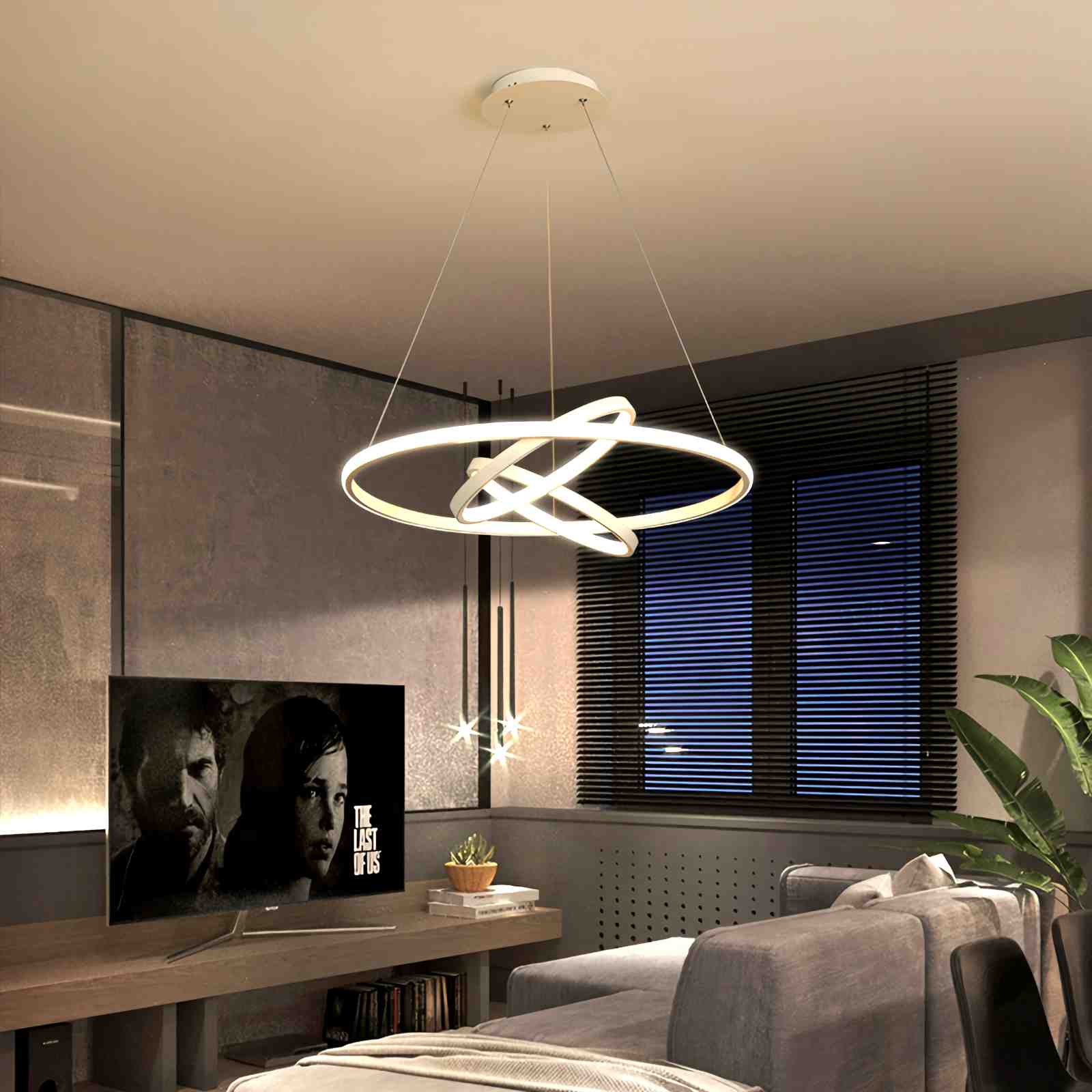 Minimalist Circular Chandelier