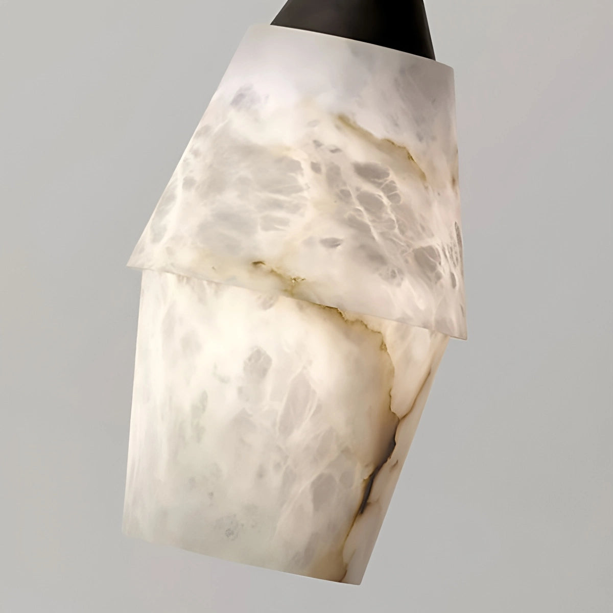 Antizer Natural Spanish Alabaster Pendant Light for Kitchen Island