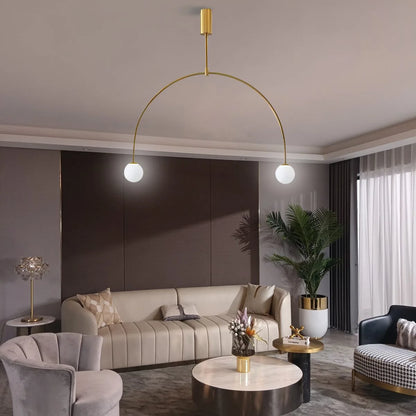 Antizer Minimalist Linear Metal Chandelier