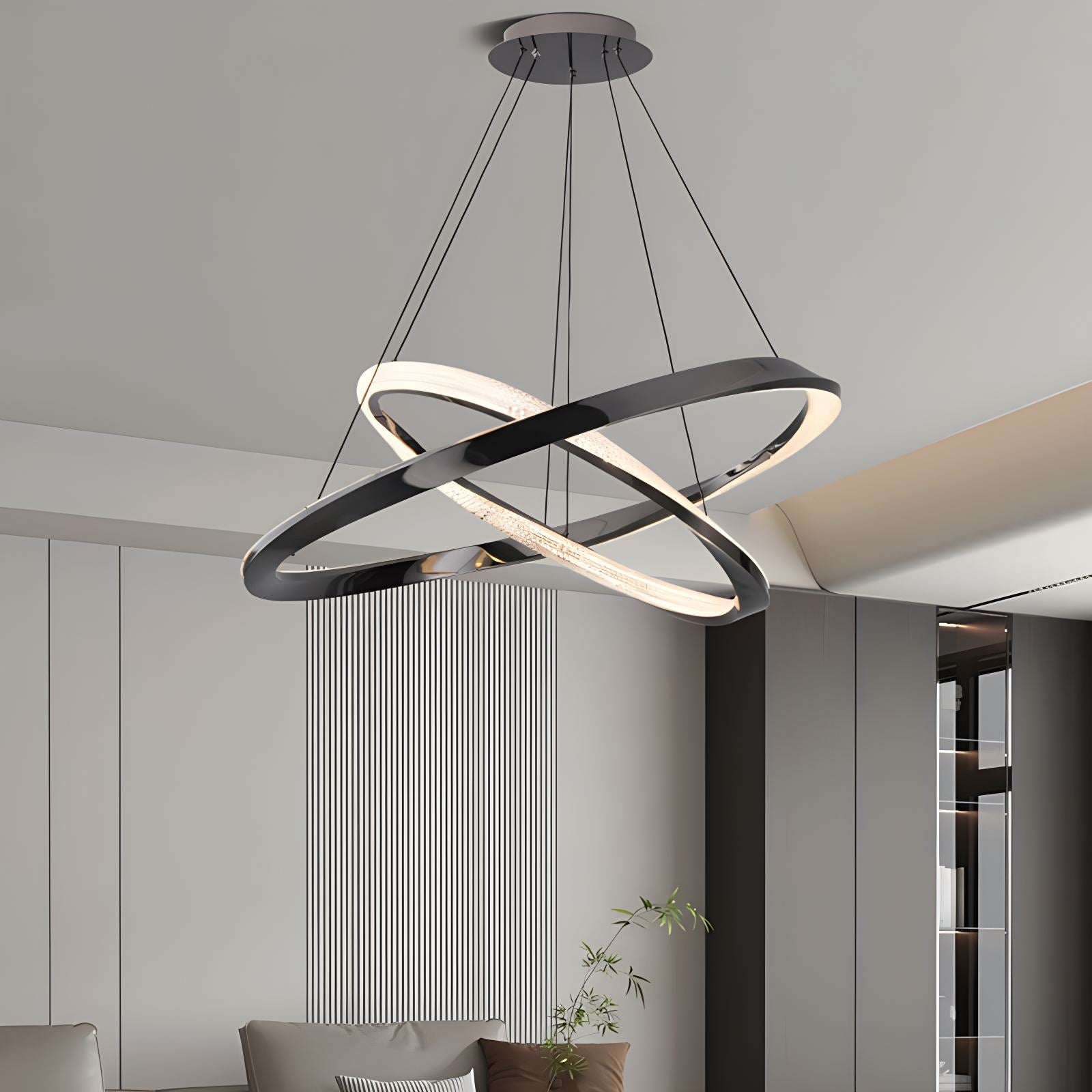 Mobius Circle Chandelier