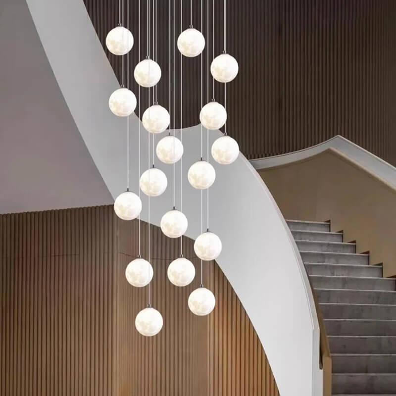 Modern Attic 3D Moon Celestial Chandelier