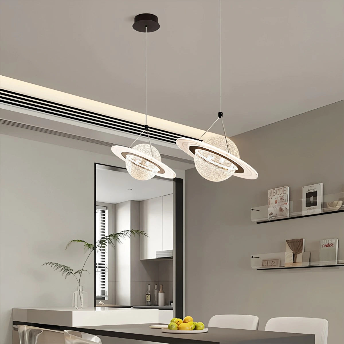Antizer Modern Creative Planet Dining Room Pendant Light