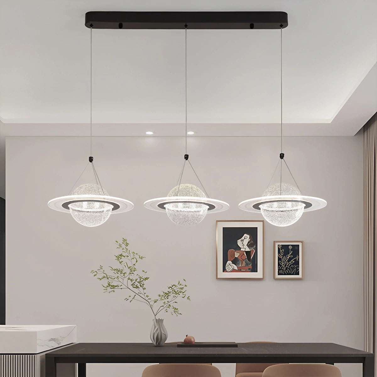 Antizer Modern Creative Planet Dining Room Pendant Light