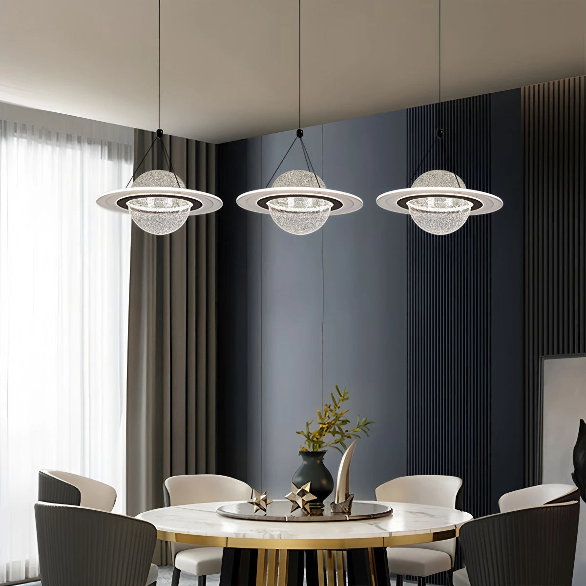 Antizer Modern Creative Planet Dining Room Pendant Light