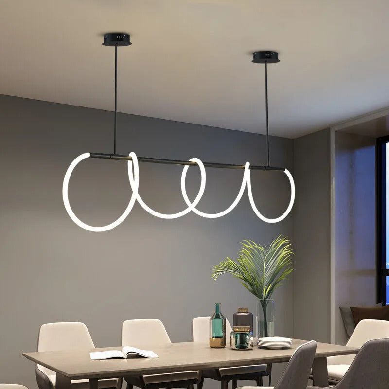 Modern Long Hose Led Pendant Lights