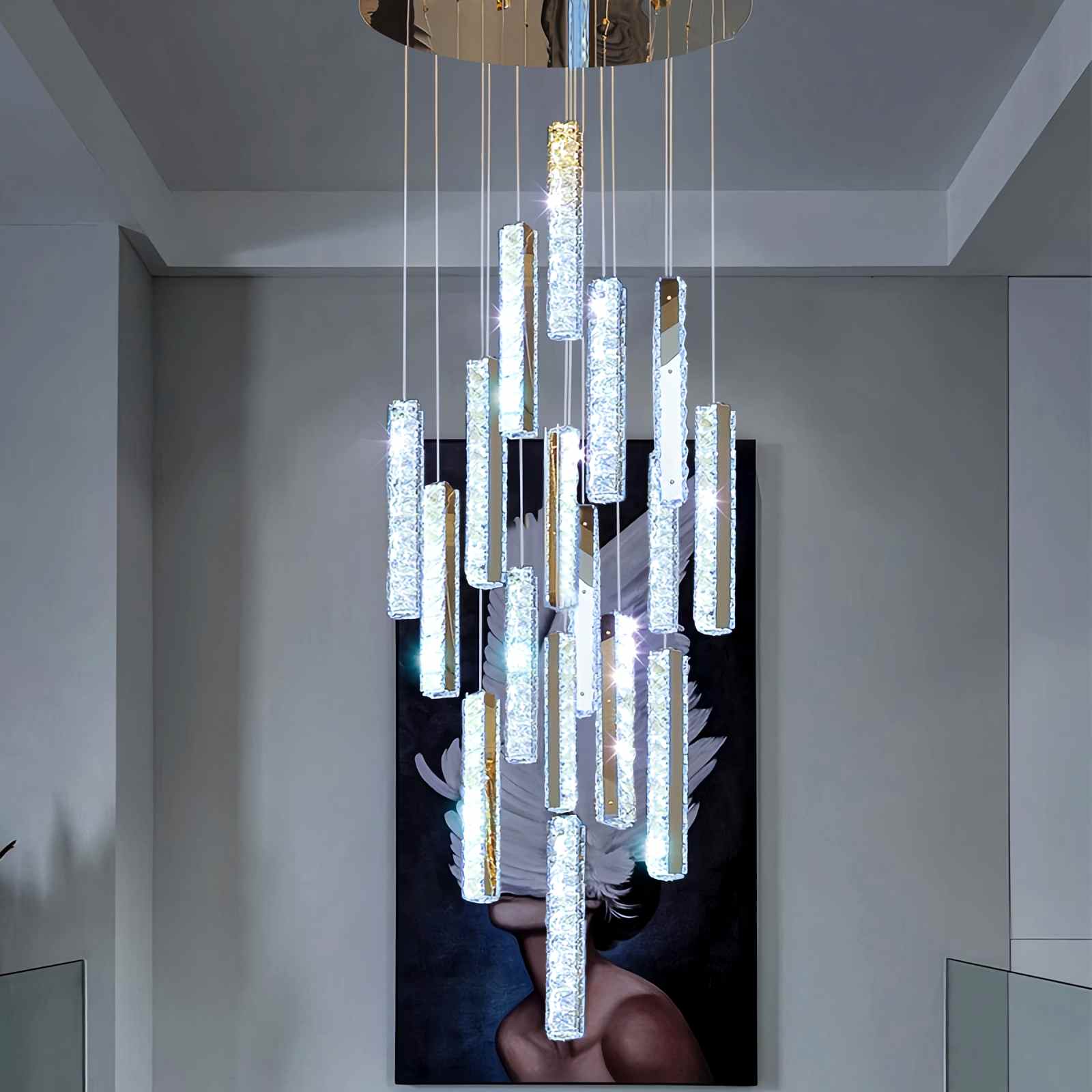 Antizer Nordic Crystal LED Chandelier