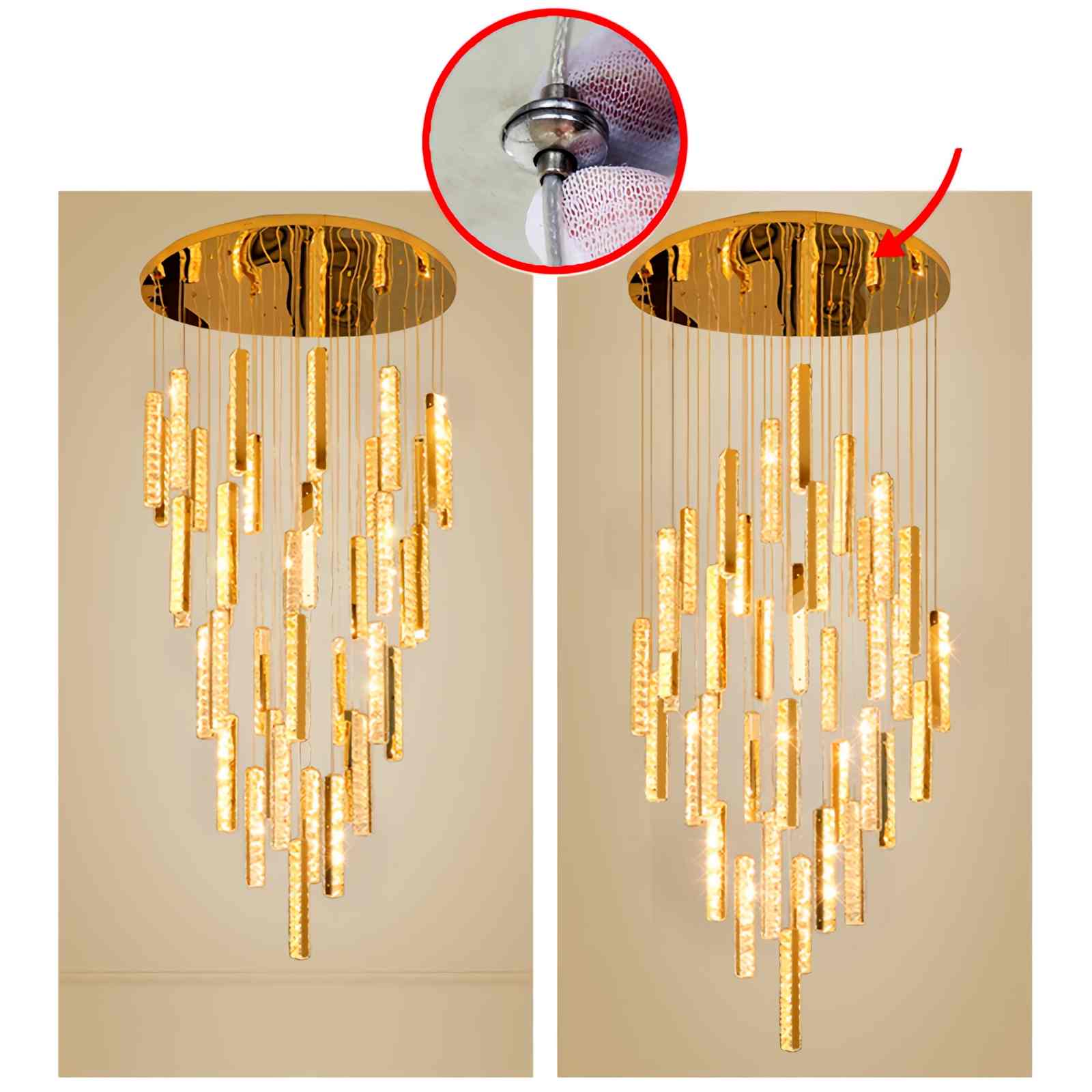 Nordic Duplex Luxury LED Chandelier