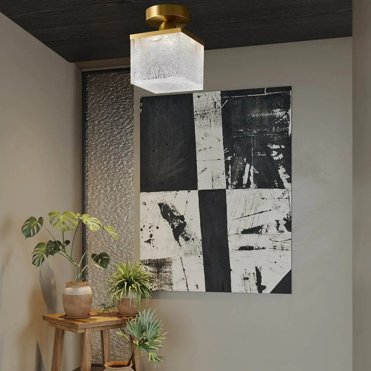 Antizer Modern Cup Crystal Ceiling Lamp