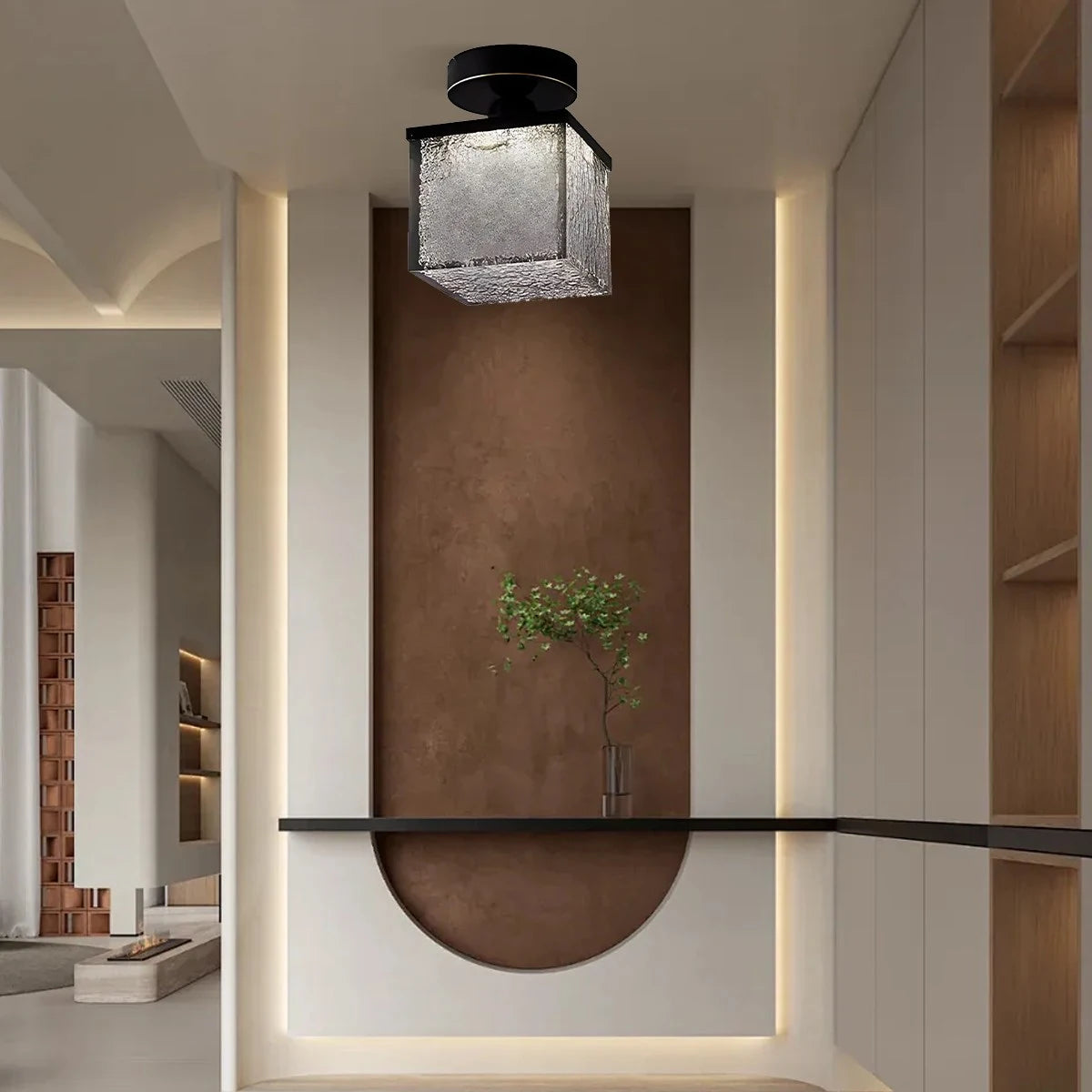 Antizer Modern Cup Crystal Ceiling Lamp