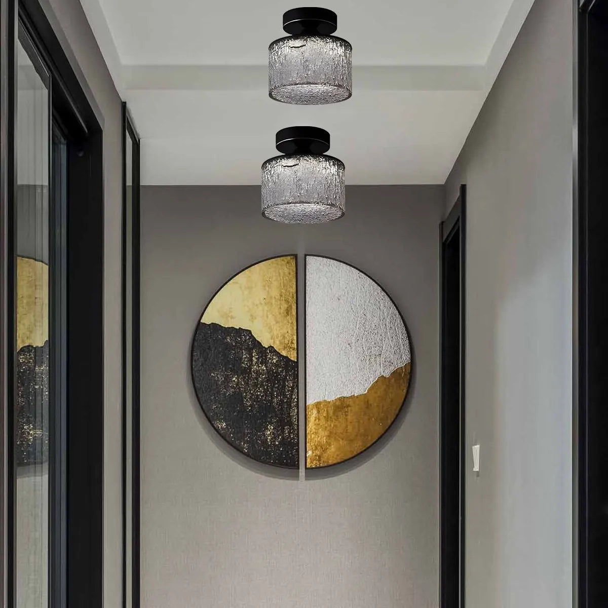 Antizer Modern Cup Crystal Ceiling Lamp